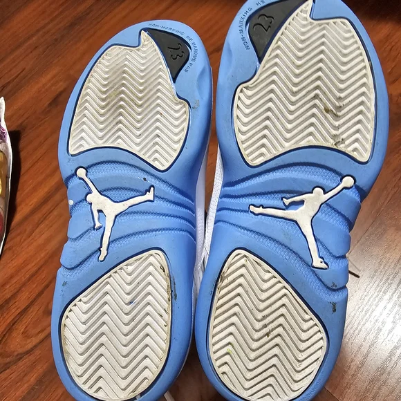 Jordan Blue and White Sneakers